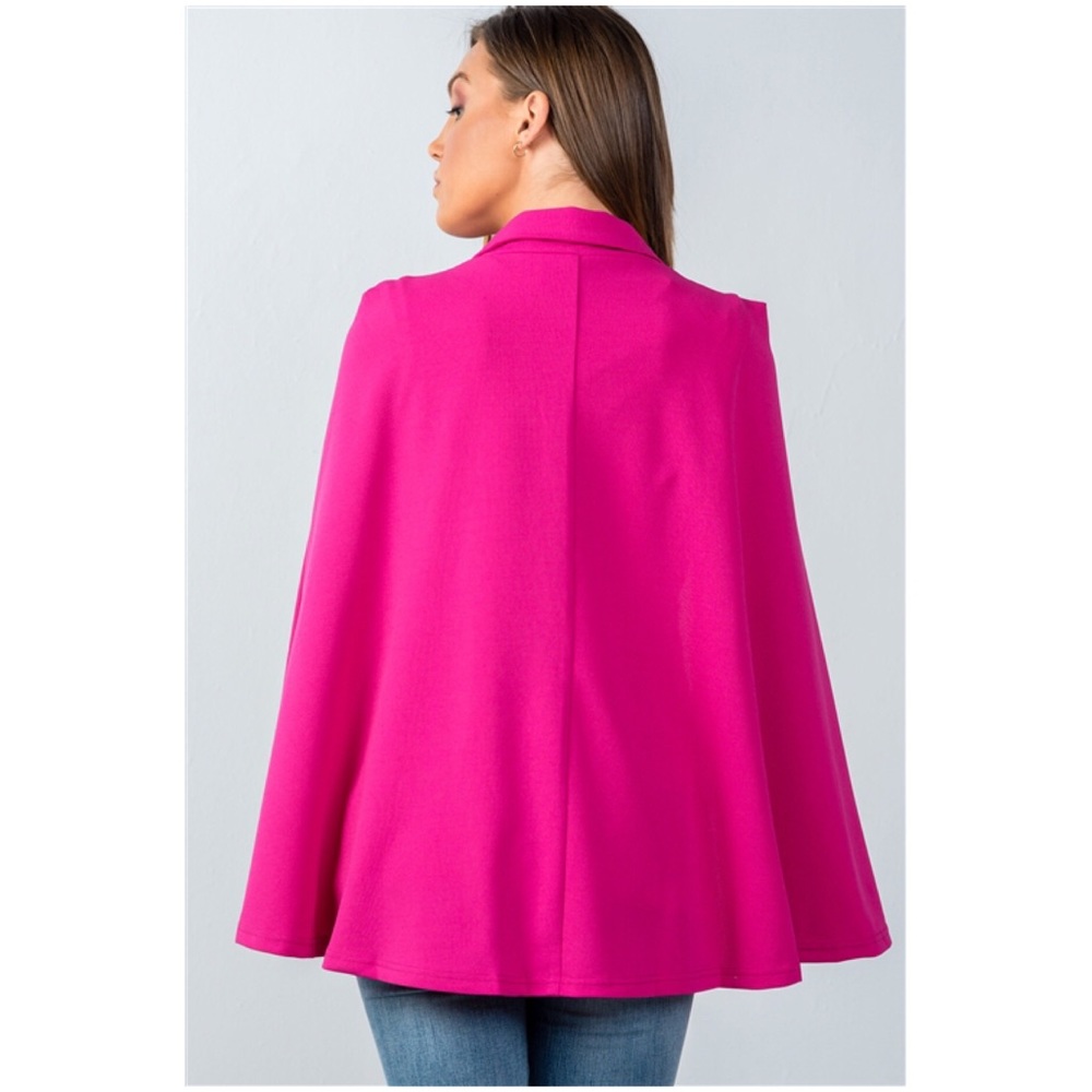 🆕 Double Breasted Cape Blazer - Picture 4 of 6